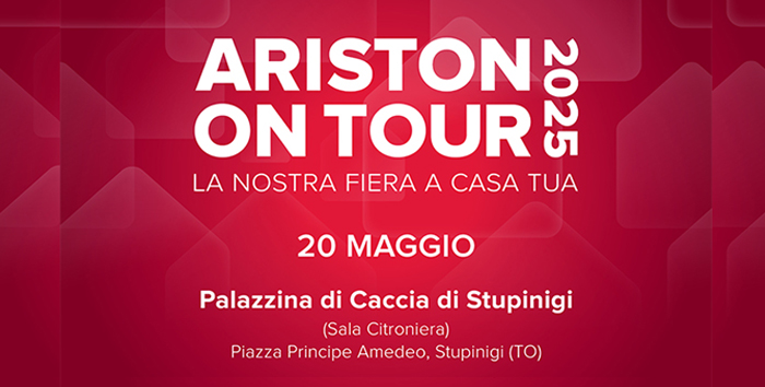 Scopri di più sull'articolo ARISTON ON TOUR 20 MAGGIO 2025